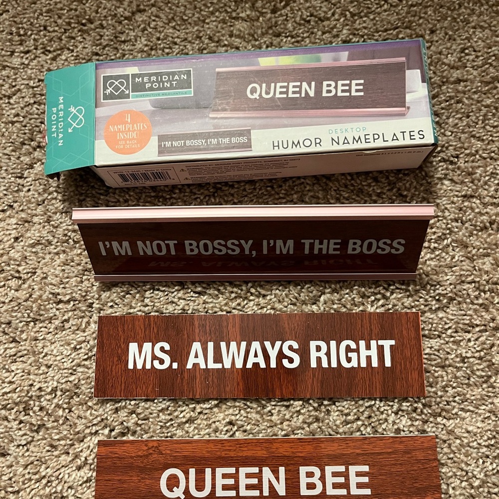 Meridian Point Humor Nameplates Set